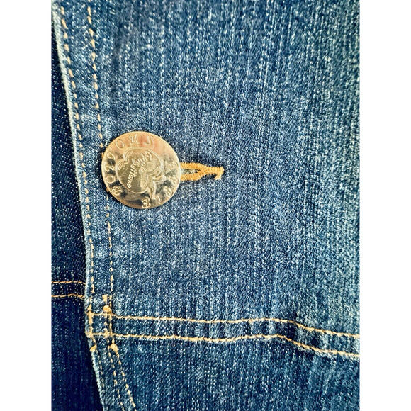 Y2K APPLE BOTTOM JEANS WOMEN'S JEAN JACKET SIZE 2XL - Picture 5 of 6